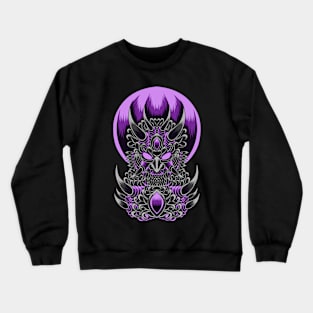 Artwork Illustration Demon Moon Destroyer Crewneck Sweatshirt